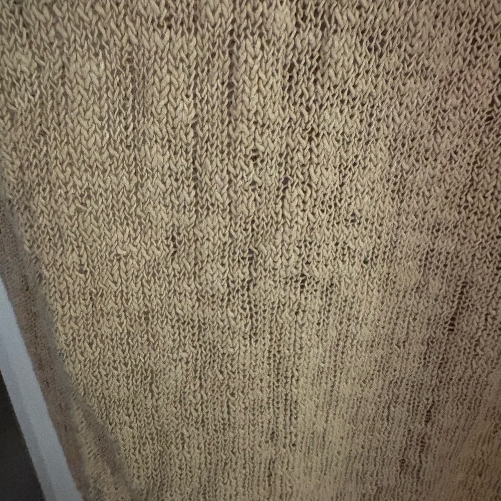 J. Jill Tan Open-Front Hooded Cardigan - Picture 3 of 6
